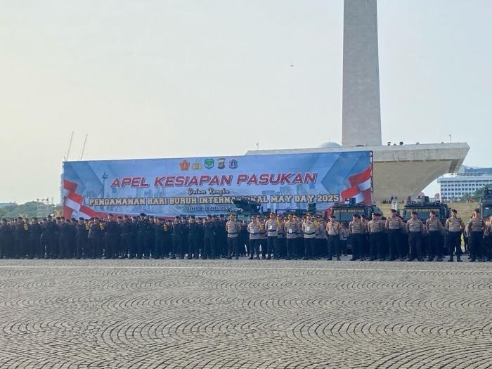 Jakarta Siap Amankan May Day, 13 Ribu Personel Dikerahkan
