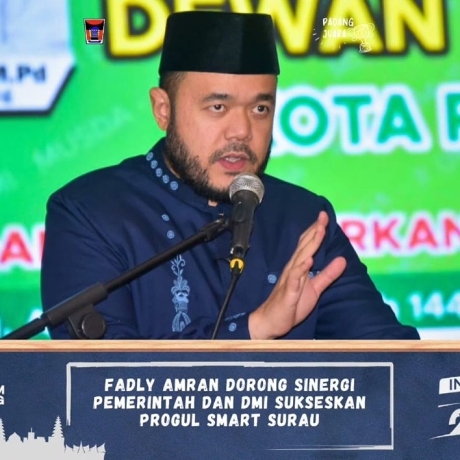 Musda X DMI Kota Padang: Wali Kota Apresiasi Program Smart Surau