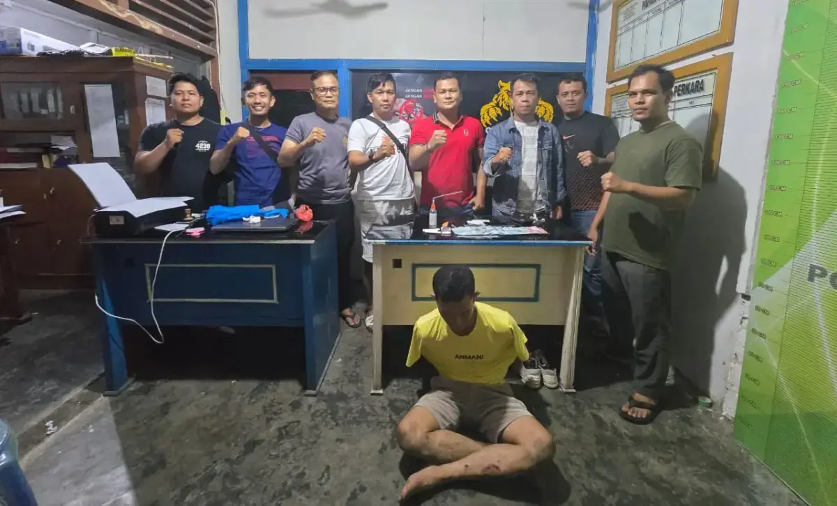 Petani di Pesisir Selatan Ditangkap Saat Jual Sabu di Pinggir Jalan