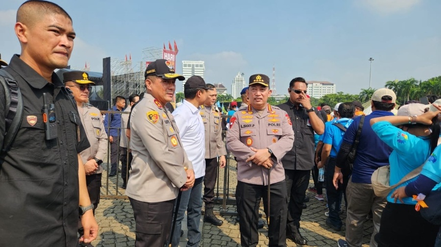 Presiden Hadir, Kapolri Pastikan May Day Fiesta di Monas Aman dan Ramah