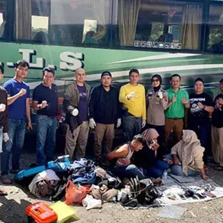 Tiga Penumpang Bus ALS Ditangkap di Bukittinggi Bawa 1,5 Kg Sabu
