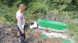 Truk Mundur dan Masuk Jurang di Sitinjau Lauik, Sopir Selamat Melompat Keluar