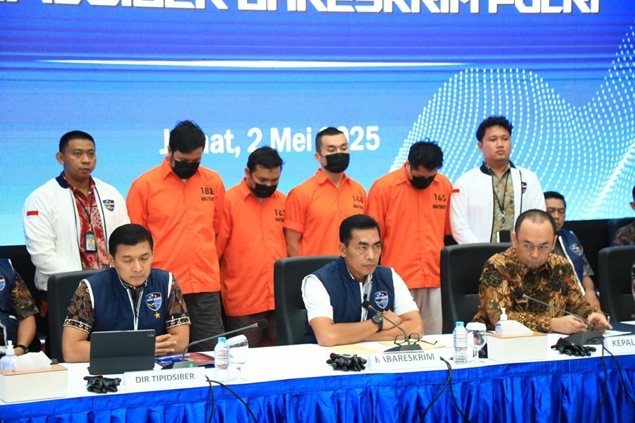 Polri Bongkar Sindikat Judi Online Internasional, Rp75 Miliar Disita