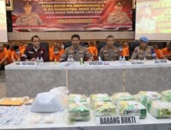 107 Tersangka Jaringan Narkoba Internasional Ditangkap di Makassar