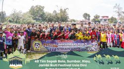 48 Tim Sepak Bola dari Sumbar, Riau, Jambi Ramaikan Festival Usia Dini Putra Serambi Cup II di Padang Panjang