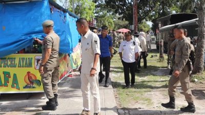 Bangunan Liar dan PKL di Adinegoro Ditertibkan, Satpol PP Padang Tegakkan Aturan