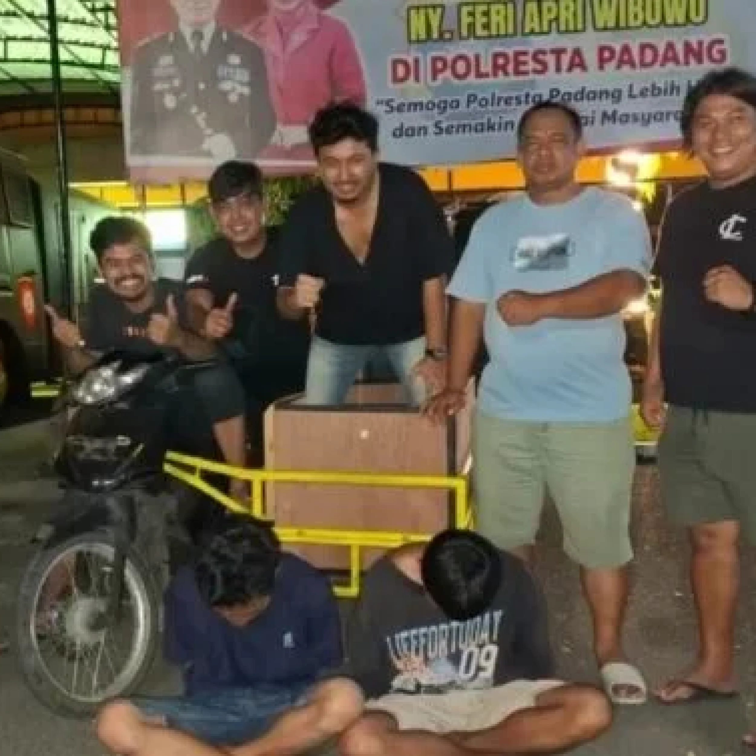 Belasan Kali Beraksi, Duo Residivis Curanmor Becak Motor di Padang Terancam 7 Tahun Penjara