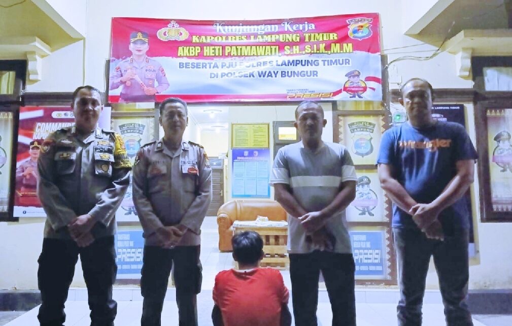 Buronan Kekerasan Anak Dibawah Umur di Lampung Timur Berhasil Dibekuk