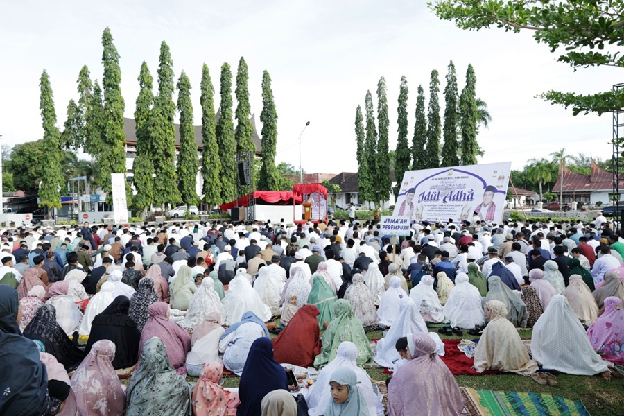 Idul Adha 2025 di Pariaman Pemko Gelar Salat Ied Akbar di Lapangan Merdeka