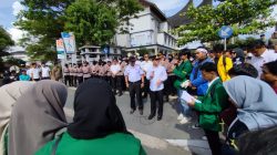 Kantor Bupati Limapuluh Kota Disegel Mahasiswa 100 Hari Kinerja Safni-Rito Dipertanyakan