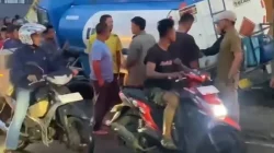 Kecelakaan Maut Truk Tangki di Tanah Datar Dua Korban Dilarikan ke Rumah Sakit