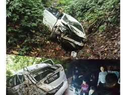 Mobil Honda Jazz Terjun ke Jurang Sitinjau Lauik: Dua Penumpang Alami Luka