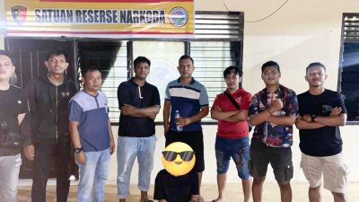 Pemuda Pengedar Shabu Ditangkap di Parkiran Hotel Parai Sawahlunto