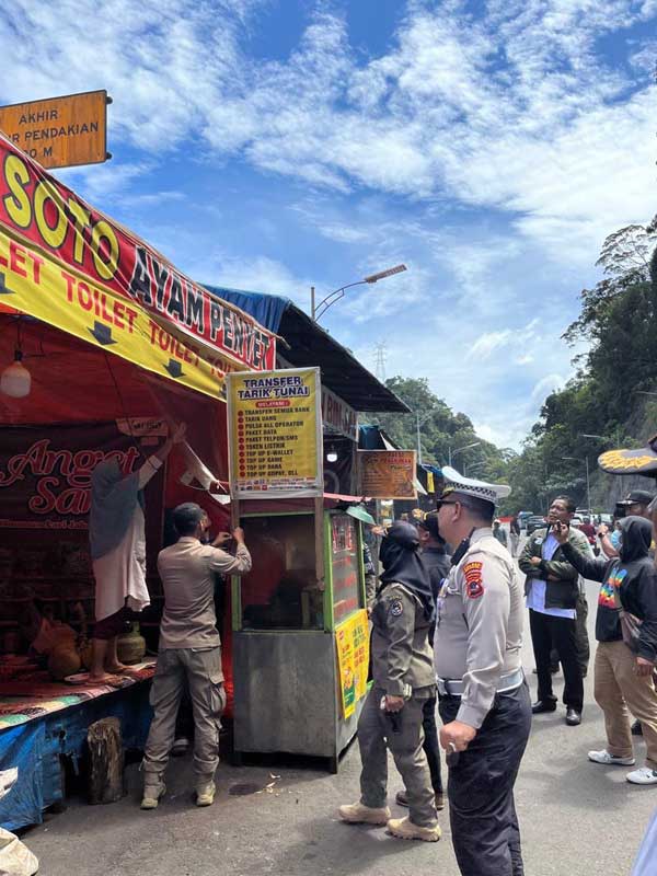 Penertiban PKL dan Parkir Liar di Kelok 9 Langkah Tegas Demi Keselamatan Jalan Raya