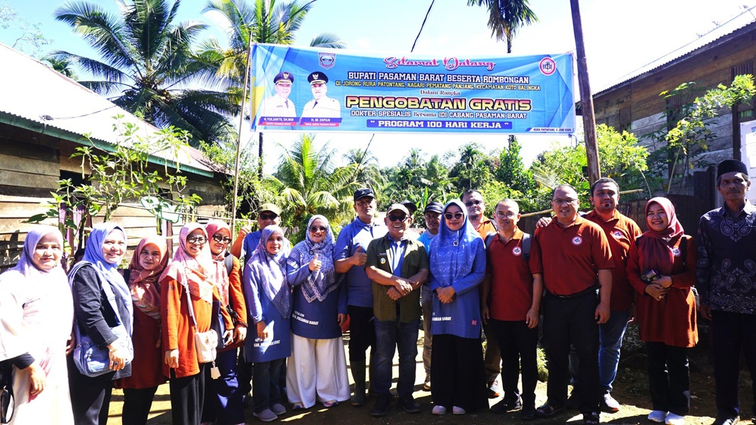 Pengobatan Gratis Rura Patontang Harapan Baru di Pelosok Pasaman Barat