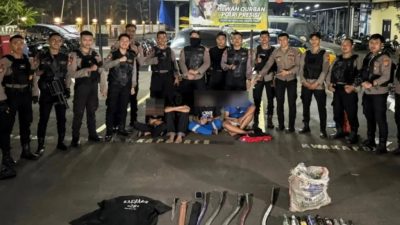 Remaja Bersenjata Tajam Diciduk Polisi di Menteng, Diduga Hendak Tawuran