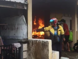 Toko Laundry Terbakar di Padang, Kerugian Capai Puluhan Juta Rupiah