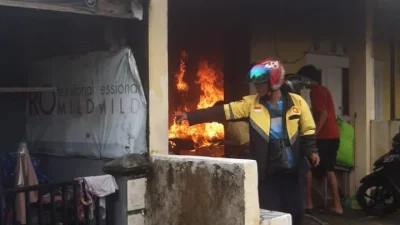 Toko Laundry Terbakar di Padang, Kerugian Capai Puluhan Juta Rupiah