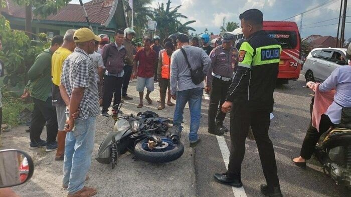 Tragedi Sicincin Pengendara R15 Tewas Terlindas Truk Usai Tabrakan NMAX, Dua Korban Luka-luka
