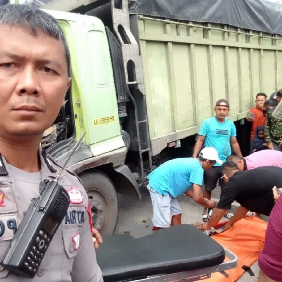 Tragis: Sopir Truk di Padang Tewas Tergilas Kendaraan Sendiri Saat Perbaiki Rem