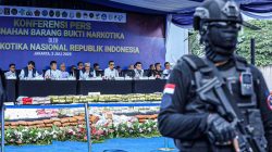 BNN Nyatakan Perang Total Ratusan Kilogram Narkotika Dimusnahkan di Kampung Boncos