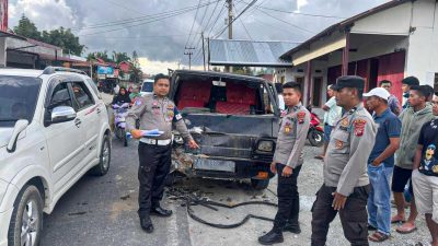 Kecelakaan Maut di Solok: Pengemudi Pikap Meninggal Dunia di Jalan Gajah Mada