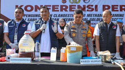 Koki Narkoba Jaringan Golden Crescent Dibekuk, Produksi Sabu di Jakarta Barat