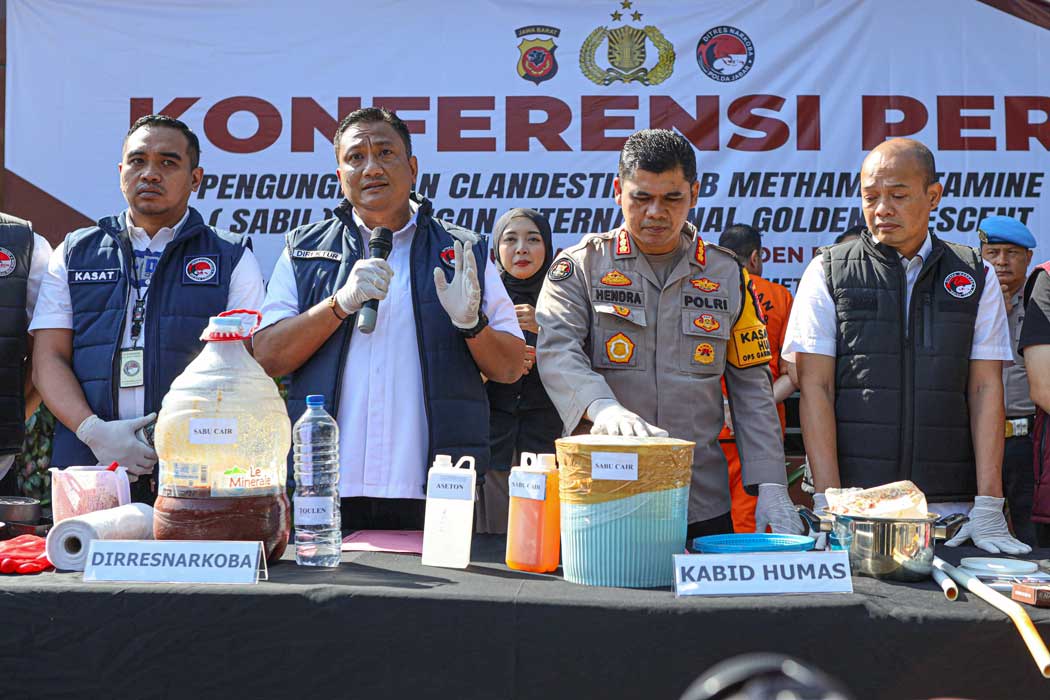 Koki Narkoba Jaringan Golden Crescent Dibekuk, Produksi Sabu di Jakarta Barat