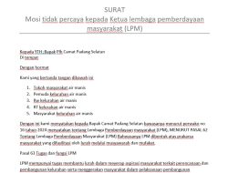 Pemberhentian Ketua LPM Air Manis: Suara Warga atau Keputusan Sepihak?