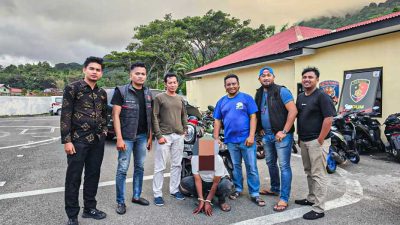 Pencuri Motor di Puskesmas Bukit Surungan Diringkus Kurang dari Dua Jam oleh Macan Marapi