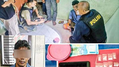 Pengedar Narkoba Lintas Provinsi Dibekuk di Dharmasraya: Sabu Siap Edar Disita
