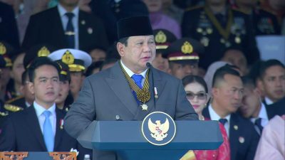 Presiden Prabowo Tegaskan Peran Polisi bagi Rakyat di HUT Bhayangkara