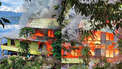 Rumah Budi Ludes Terbakar di Tanjung Sani, Diduga Akibat Senter Cas Ditinggal
