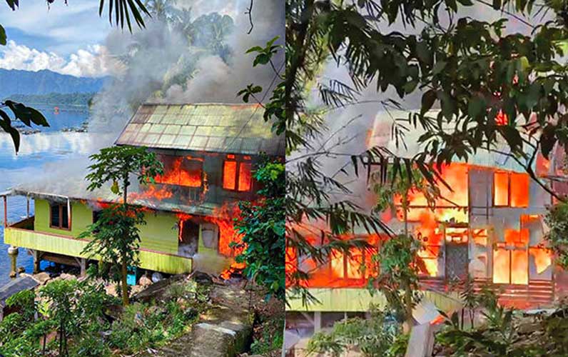 Rumah Budi Ludes Terbakar di Tanjung Sani, Diduga Akibat Senter Cas Ditinggal