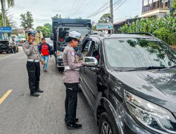 Satlantas Pasaman Barat Perkuat Edukasi dan Penindakan di Hari Kedua Operasi Patuh Singgalang 2025
