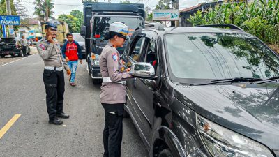 Satlantas Pasaman Barat Perkuat Edukasi dan Penindakan di Hari Kedua Operasi Patuh Singgalang 2025