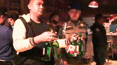 Satpol PP Padang Tertibkan Hiburan Malam Ilegal di Koto Tangah: Minol dan Sound System Disita