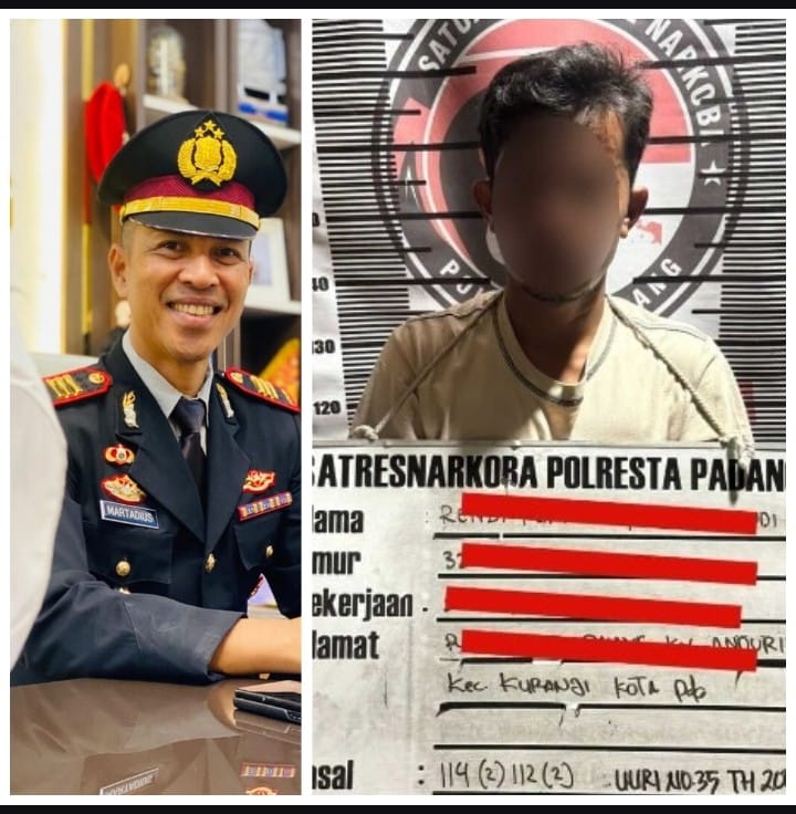 Satresnarkoba Polresta Padang Tangkap Pengedar Sabu di Kuranji, Dipimpin Langsung AKP Martadius