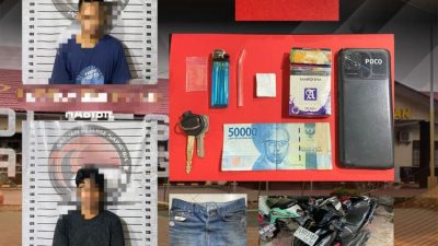 Tiga Tersangka Jaringan Narkoba Antar Kabupaten Dibekuk Polres Balangan
