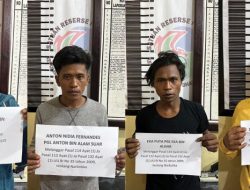 Tim Gabungan di Dharmasraya Tangkap 4 Pengedar Sabu dalam Semalam