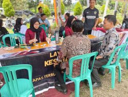 Lapas Pasaman Buka Layanan Pemeriksaan Kesehatan Gratis untuk Masyarakat di Festival Literasi Pasbar