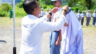 74 Calon Paskibraka Dharmasraya Memulai Masa Karantina Intensif