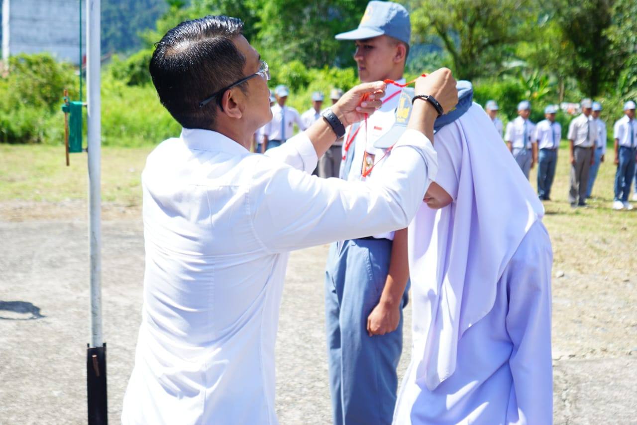 74 Calon Paskibraka Dharmasraya Memulai Masa Karantina Intensif