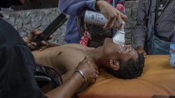 Diduga Polisi Pukul Warga di Demo Pati, Wakapolresta Minta Maaf, Pelaku Dipatsuskan