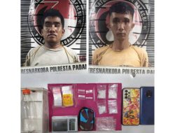 Digerebek di Kamar Kos, Dua Pengedar Sabu di Pasir Putih Padang Terancam Jerat Hukum