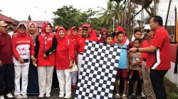 Jalan Sehat Warga Desa Kampung Baru Diikuti Wali Kota Pariaman, HUT RI ke-80 Semakin Meriah