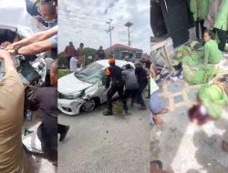 Kecelakaan Maut di Padang, Kereta Api Tabrak Minibus, Siswi SMA Tewas di Tempat