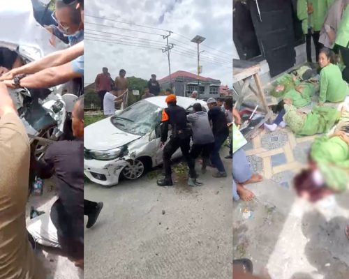 Kecelakaan Maut di Padang, Kereta Api Tabrak Minibus, Siswi SMA Tewas di Tempat