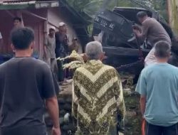 Kecelakaan di Malalak, Mobil Escudo Hantam Dua Rumah, Sopir Meninggal di Tempat