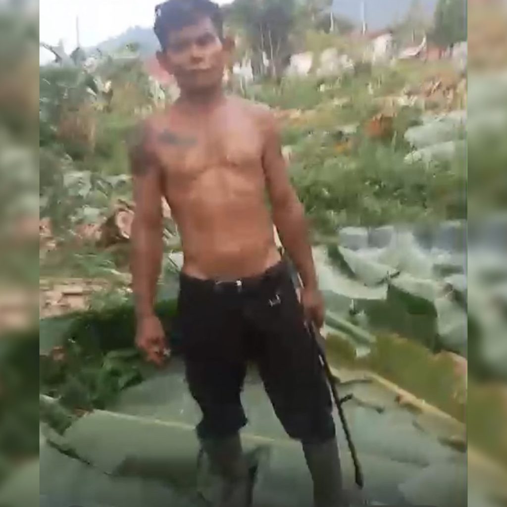 Ladang Pisang di Padang Diteror, Pelaku Bayaran Tertangkap Basah, Usut dalangnya!